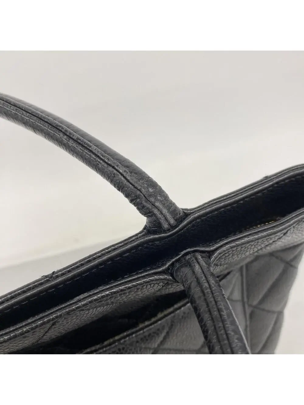 Chanel Medallion Tote Quilted Caviar #299063C18B